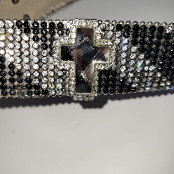 Women\'s Genuine Leather Embellished Belt Size XL